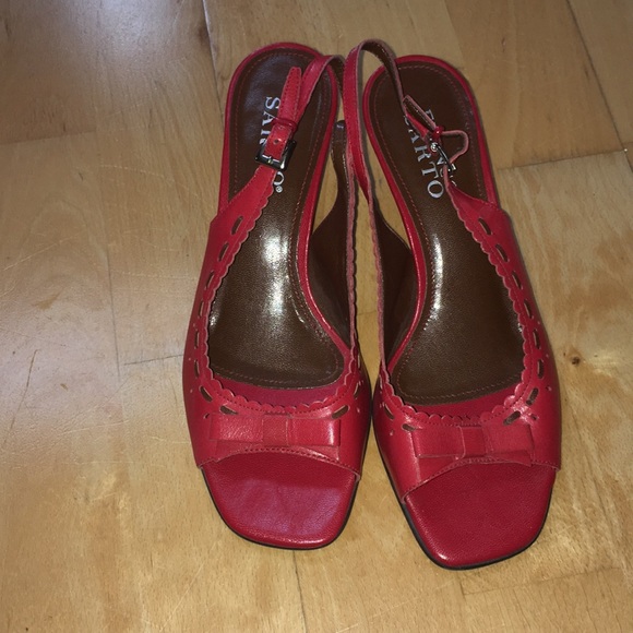 franco sarto red heels